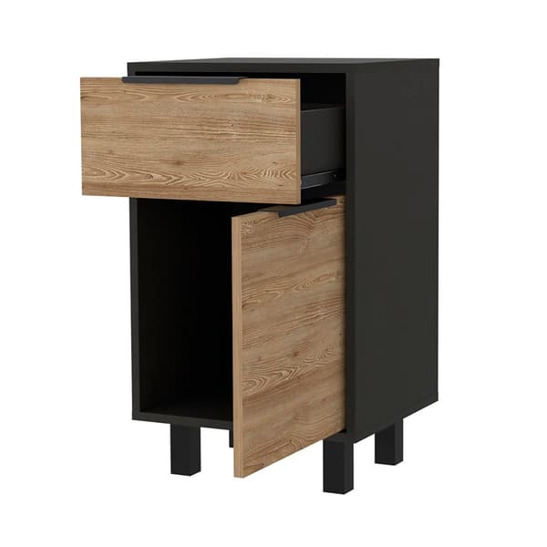 FM FURNITURE Dhaka Two-Tone Nightstand