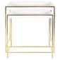 9th & Pike® Gold Metal Contemporary Console Table - Set of 2 - image 5