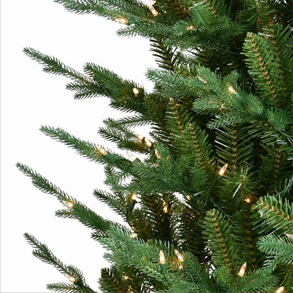 Puleo International 7.5ft. Pre-Lit Artificial Christmas Tree