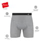 Mens Hanes Ultimate® Core 4pk. Boxer Briefs - Black/Grey/Teal - image 6