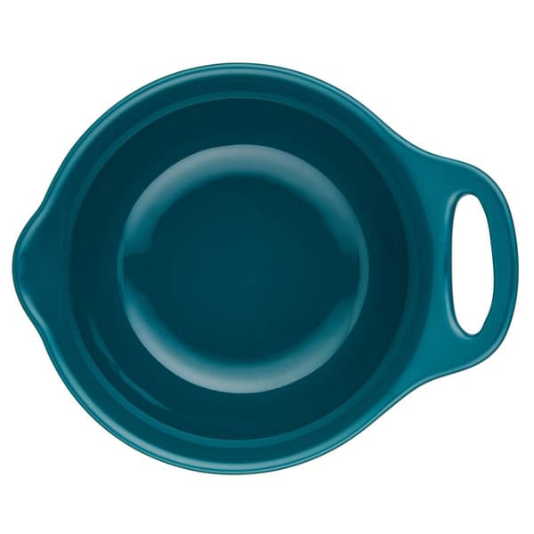 Rachael Ray 2pc. Ceramic Mixing Bowl Set - Teal Blue