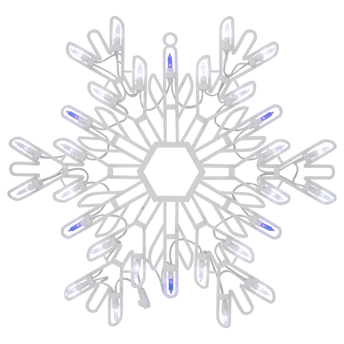 Northlight Seasonal 16in. LED Snowflake Christmas Window...