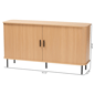 Baxton Studio Lucia Fluted Wood Sideboard Cabinet - image 10