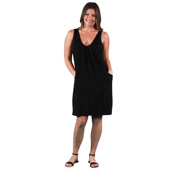 Plus Size 24/7 Comfort Apparel Knee Length Shift Dress - image 