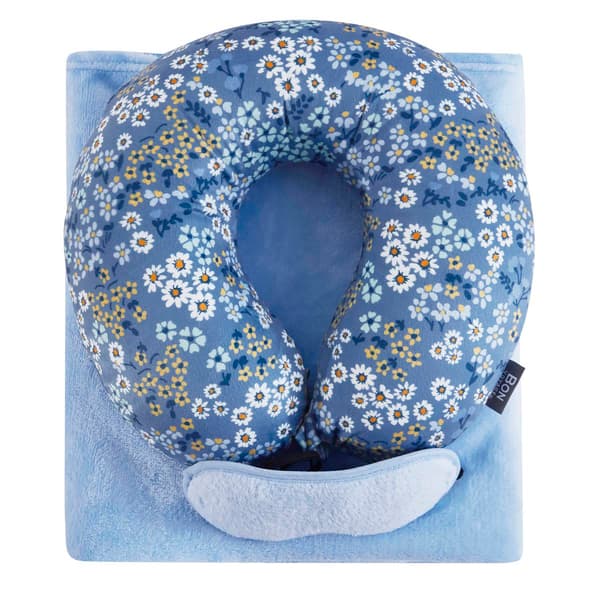 Bon Voyage 3pc. Floral Print Comfort Travel Kit
