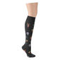 Womens Dr. Motion Dogs Bandana Compression Knee High Socks - image 1