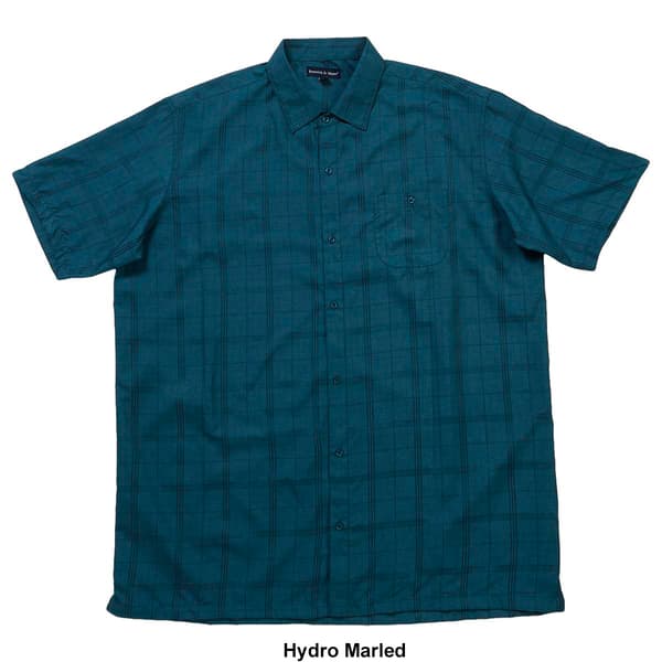 Mens Big & Tall Preswick & Moore Microfiber Button Down Shirt