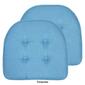 Sweet Home Collection Solid U-Shaped Memory Foam Chair Cushions - image 16