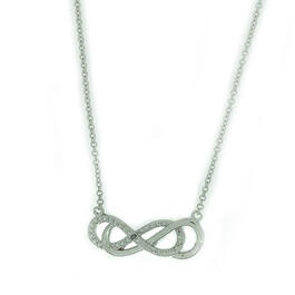 Accents by Gianni Argento Diamond Accent Infinity Necklace
