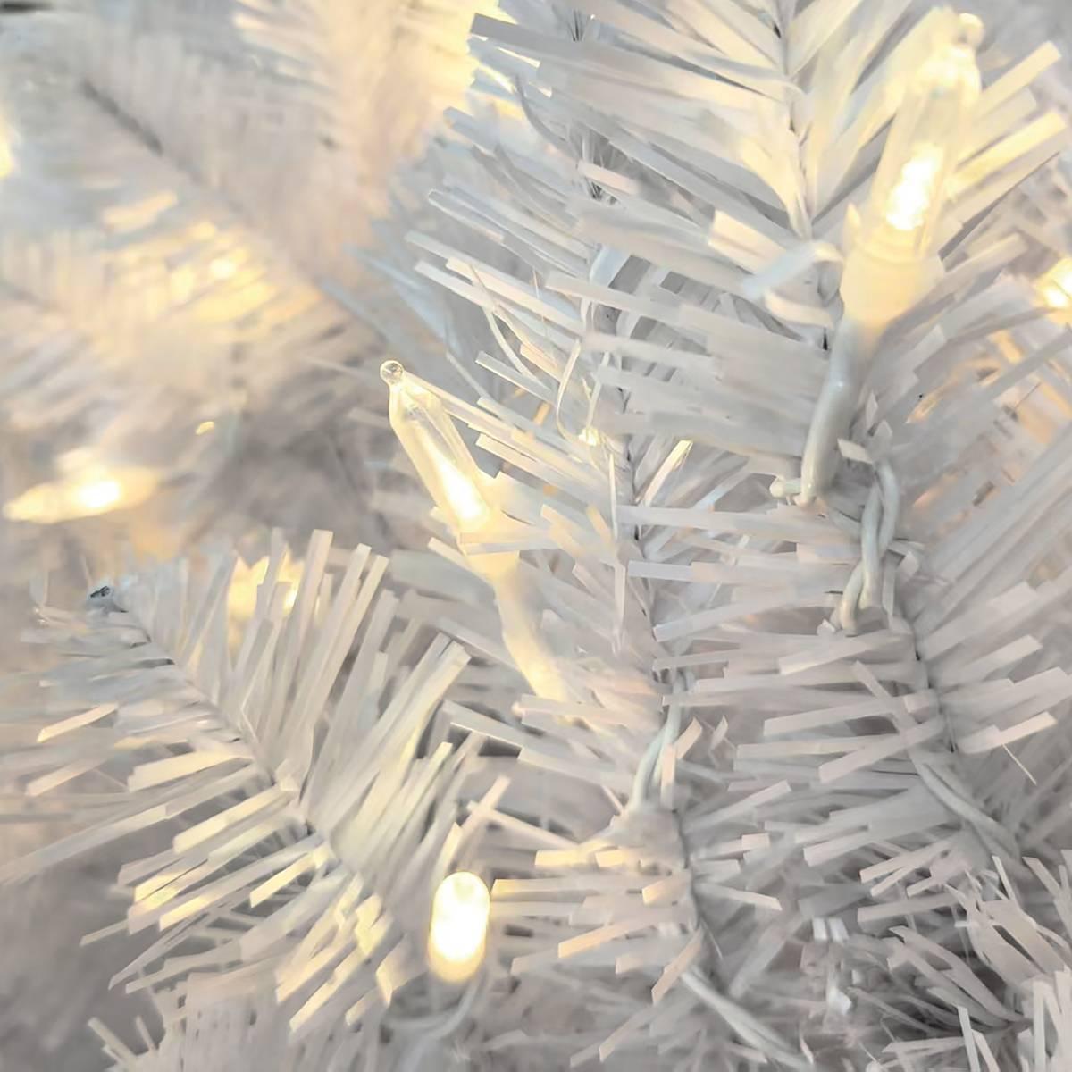 6.5ft. Life Like White Mountain Pine Pre-Lit Christmas Tree