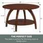 Convenience Concepts Aldrin Coffee Table with Shelf - image 8