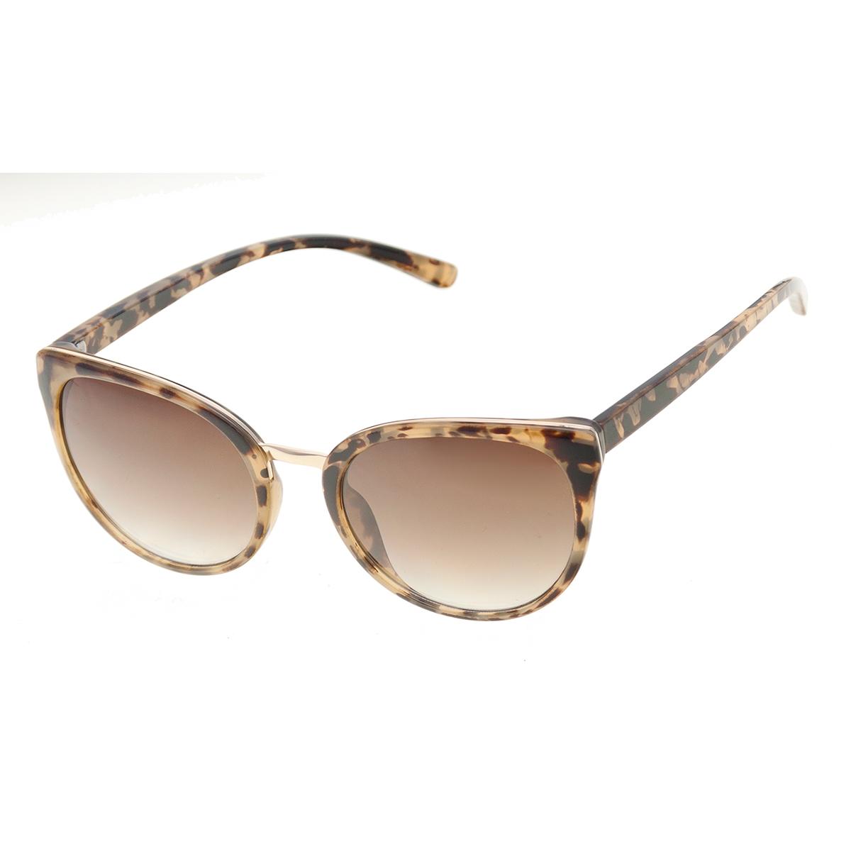 Womens Nine West Round Frame Metal Nose Sunglasses