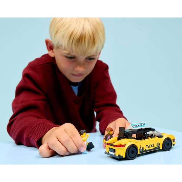 LEGO® City Yellow Taxi Building Kit
