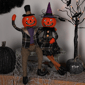 Northlight Jack-O-Lantern Couple Halloween Figures - Set of 2 - image 2