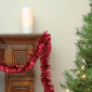 Northlight 50ft. Commercial Red Christmas Foil Tinsel Garland - image 3