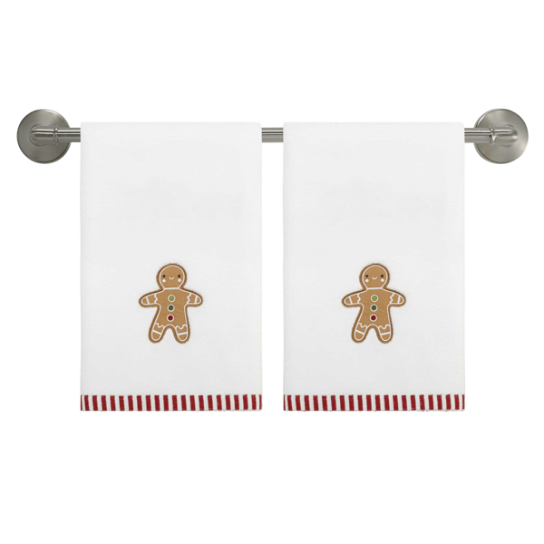 Avanti Gingerbread Man 2pc. Bath Towel Collection
