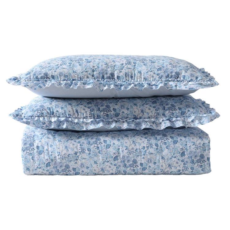 Laura Ashley Quartet Microfiber Quilt Set
