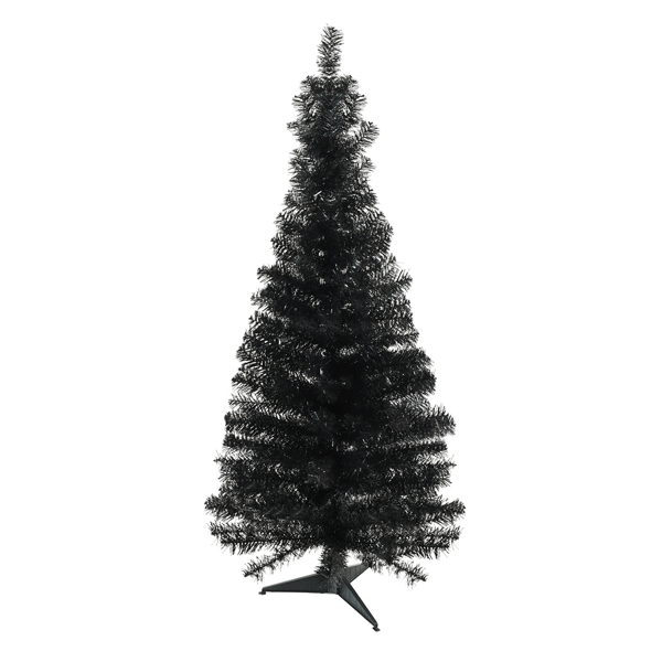 Northlight 4ft. Slim Tinsel Artificial Halloween Tree