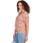 Petite Skye&#8217;s the Limit Spicy Graphic Abstract V-Neck Blouse - image 4