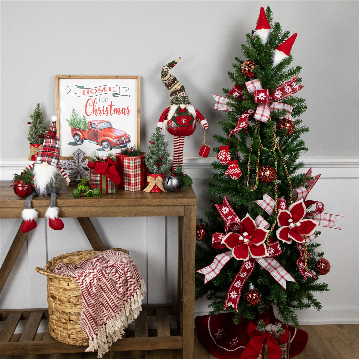 Northlight 5ft. Winona Fir Artificial Wall Christmas Tree