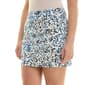 Womens Zac & Rachel Pull On Blue Floral Millennium Stencil Skort - image 3