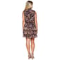 Womens MSK Sleeveless Ruffle Mock Neck Tier Fit & Flare Dress - image 2