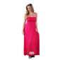 Womens 24/7 Comfort Apparel Strapless Maxi Dress - image 4