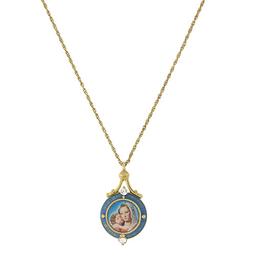 Symbols of Faith Mary & Child Pendant