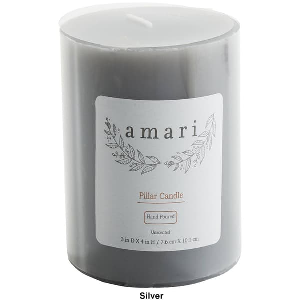Amari 3x4 Wax Pillar Candle