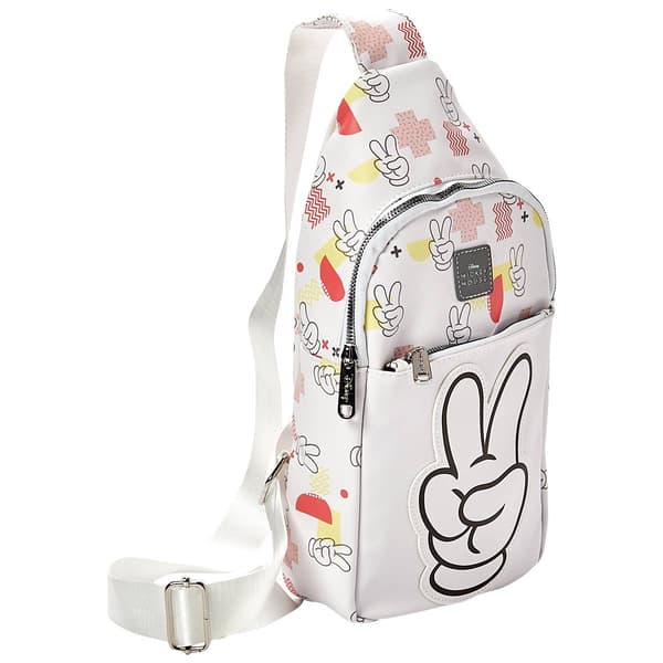 Disney Mickey Mouse Peace Fingers Crossbody