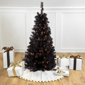 Northlight 4in. Pre-Lit Slim Artificial Tinsel Halloween Tree - image 3