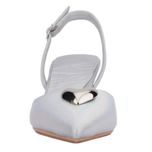Womens Olivia Miller Mystic Slingback Kitten Heels