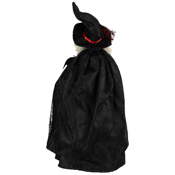 Northlight Dark Witch with Bat & Broom Halloween Figure