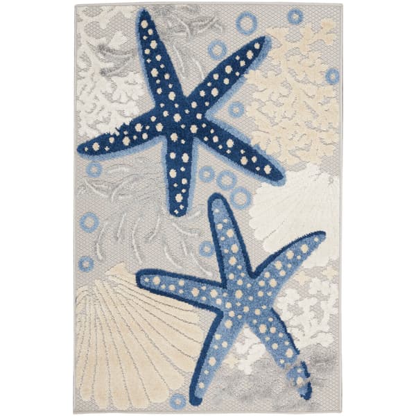Nourison Aloha Starfish Print Indoor/Outdoor Area Rug - image 