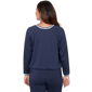 Petite Ruby Rd. Jetsetter Bubble Hem Sweatshirt - image 2