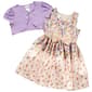 Girls &#40;7-16&#41; Bonnie Jean Falling Florals Dress & Puff Cardigan - image 1