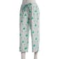 Womens MUK LUKS(R) Lotus Palm Tile Cloud Knit Capri Pajama Pants - image 1