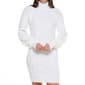 Juniors Almost Famous&#8482; Mock Neck Cable Knit Sweater Dress - image 3