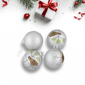 Northlight 4ct. Glitter Bird Christmas Glass Ball Ornaments - image 3