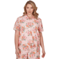 Plus Size Ruby Rd. Renaissance Romance Scallop Floral Blouse - image 1