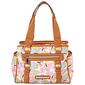 Lily Bloom Landon Satchel - Stain Glass Butterfly - image 1