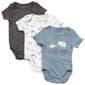 Baby Unisex &#40;NB-9M&#41; Le Top&#40;R&#41; bebe 3pk. Safari Bodysuits - image 1