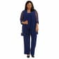 Plus Size R&M Richards 2pc. Beaded Pantsuit Sheer Jacket Set - image 1