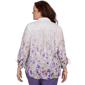 Plus Size Alfred Dunner Grand Bazaar Floral Button Down Blouse - image 2