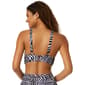 Womens Anne Cole Shadow Palm Shirred Band Bralette Swim Top - image 2