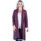 Womens 24/7 Comfort Apparel Waffle Long Sleeve Cardigan - image 5