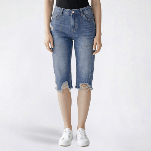 Juniors Madden Girl Destructed Jorts