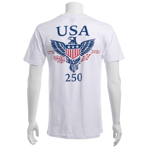 Mens 250 Eagle Crest Graphic Short Sleeve Tee