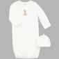 Baby Unisex &#40;NB-3M&#41; Little Me&#40;R&#41; Giraffe Nightgown & Hat Set - image 1