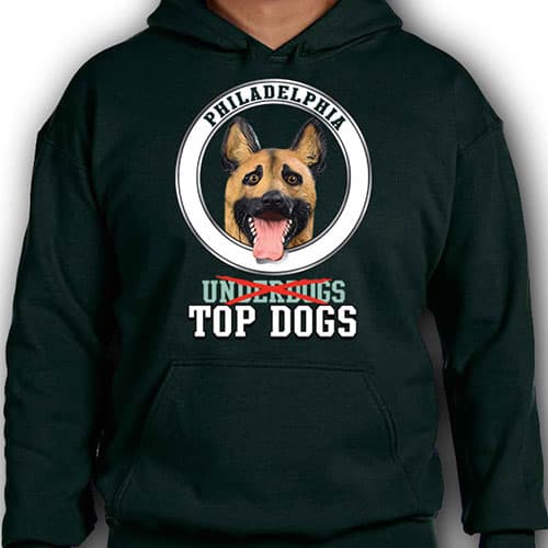 Mens Encore Philadelphia Football Top Dog Sweatshirt - image 
